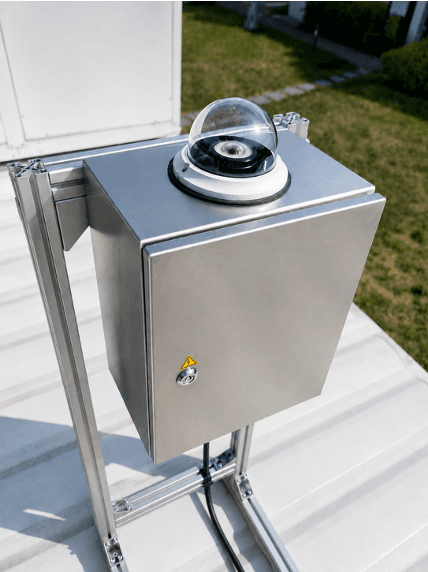 Solar irradiance sensor at the Lausanne site